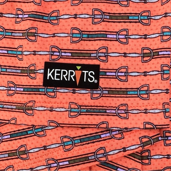 Kerrits Summer Ice Fil Pink Snaffle Bit Pullover 1/4 Zip Long Sleeve Shirt 2X - Picture 8 of 8